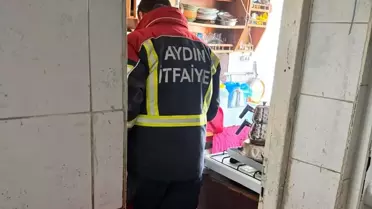 Aydın Efeler'de Çamaşır Makinesinden Çıkan Yangın Evde Panik Yarattı