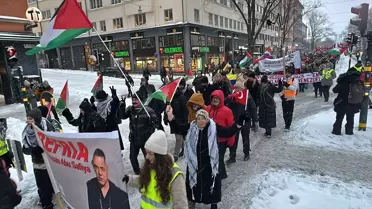 Stockholm’da Büyük Gösteri: İsrail’in Gazze Politikası ve ABD’nin Venezuela Müdahalesi Tepkisi