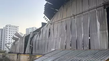 Mersin'de Narenciye Paketleme Tesisinde Çıkan Yangın Kontrol Altına Alındı