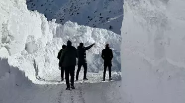 Van‑Çatak Yolunda 5 Metrelik Kar Duvarını Kıran Çığla Mücadele