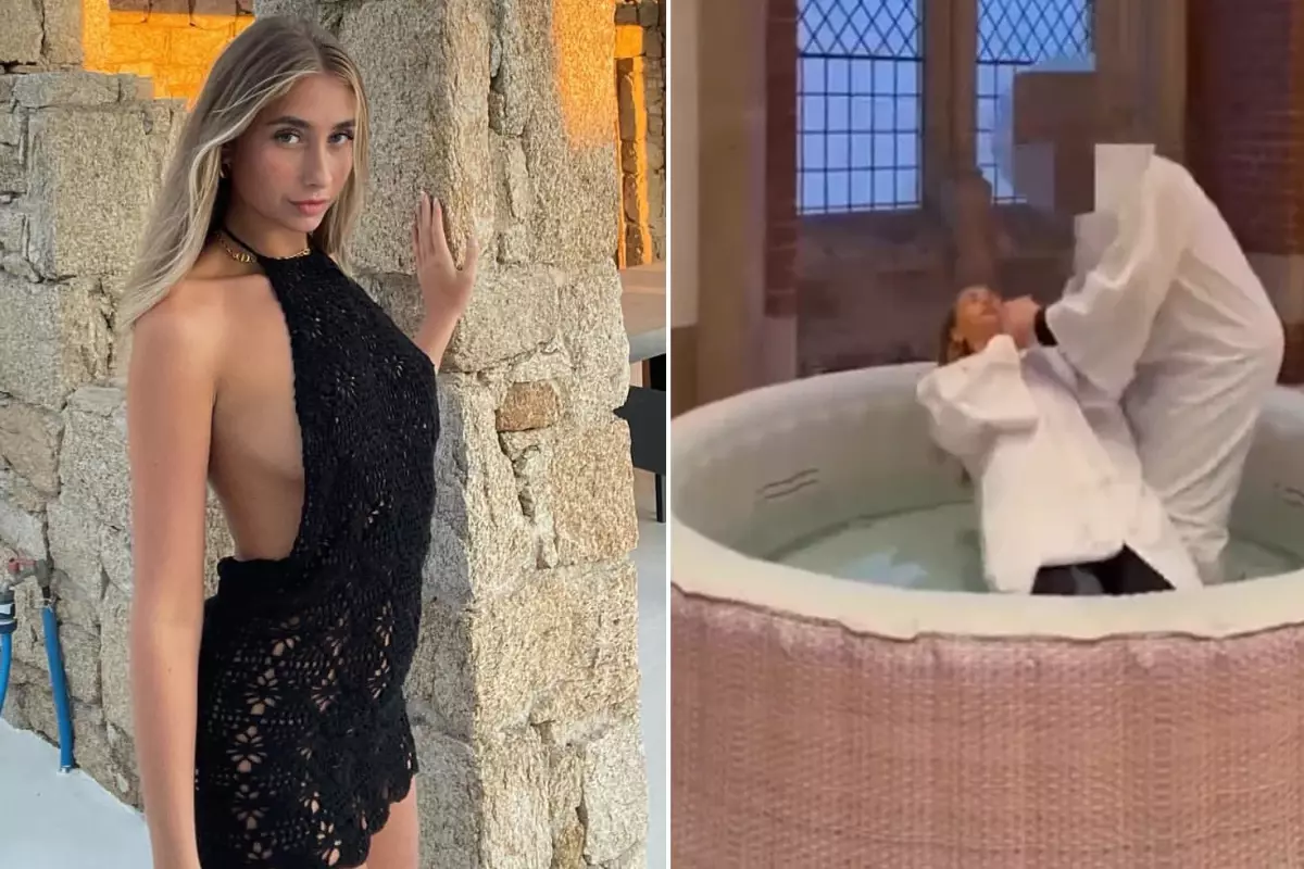 OnlyFans Yıldızı Lily Phillips, 12 Saatte 1113 Erkek İddiasının Ardından Vaftizini Duyurdu