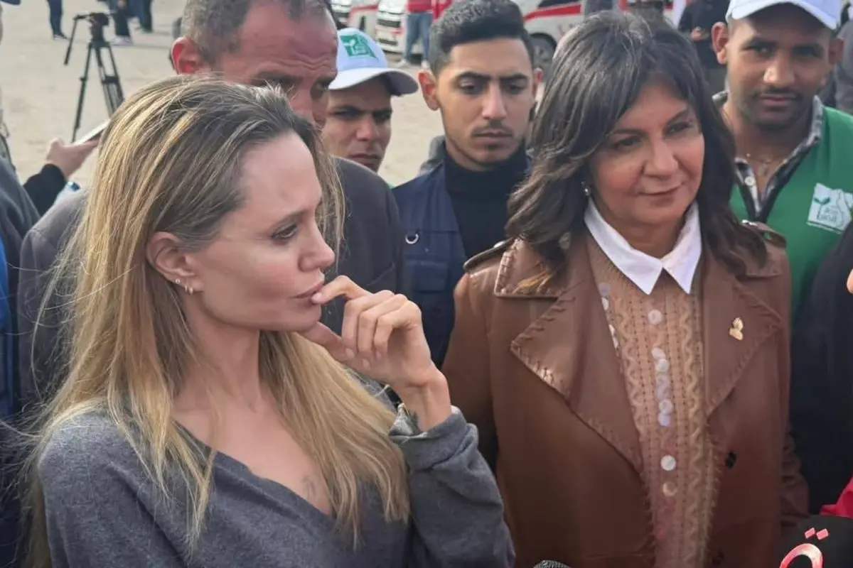 Angelina Jolie, Refah Kapısı'nda Gazze'ye Yardım Çabalarını Yerinde İnceledi