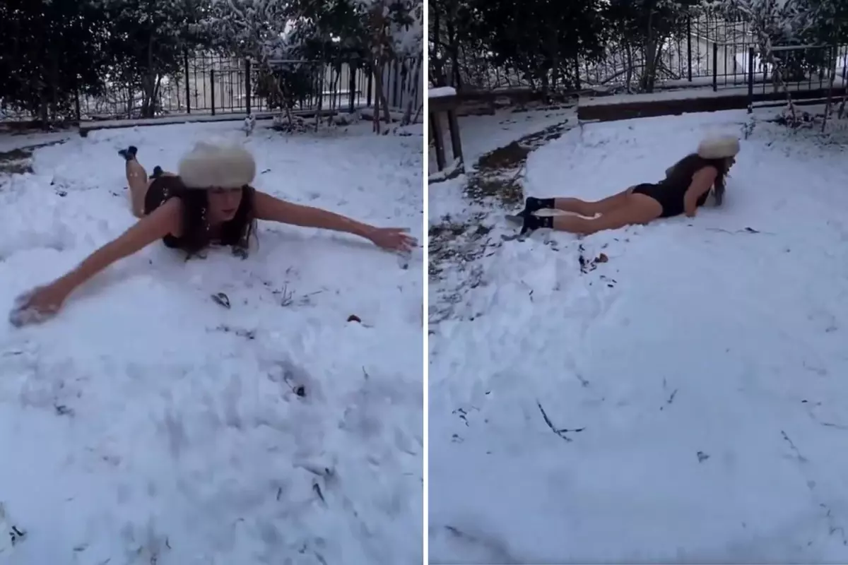 Zeynep Özyağcılar, Kışın Buzlu Dansıyla Yeni Yıla Renk Katıyor