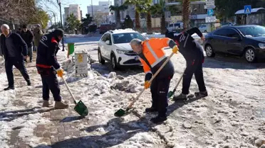 Kahta’da Kışın İz Bırakan Hizmet: Belediye Ekipleri Karla Mücadelede 7/24 Çalışıyor