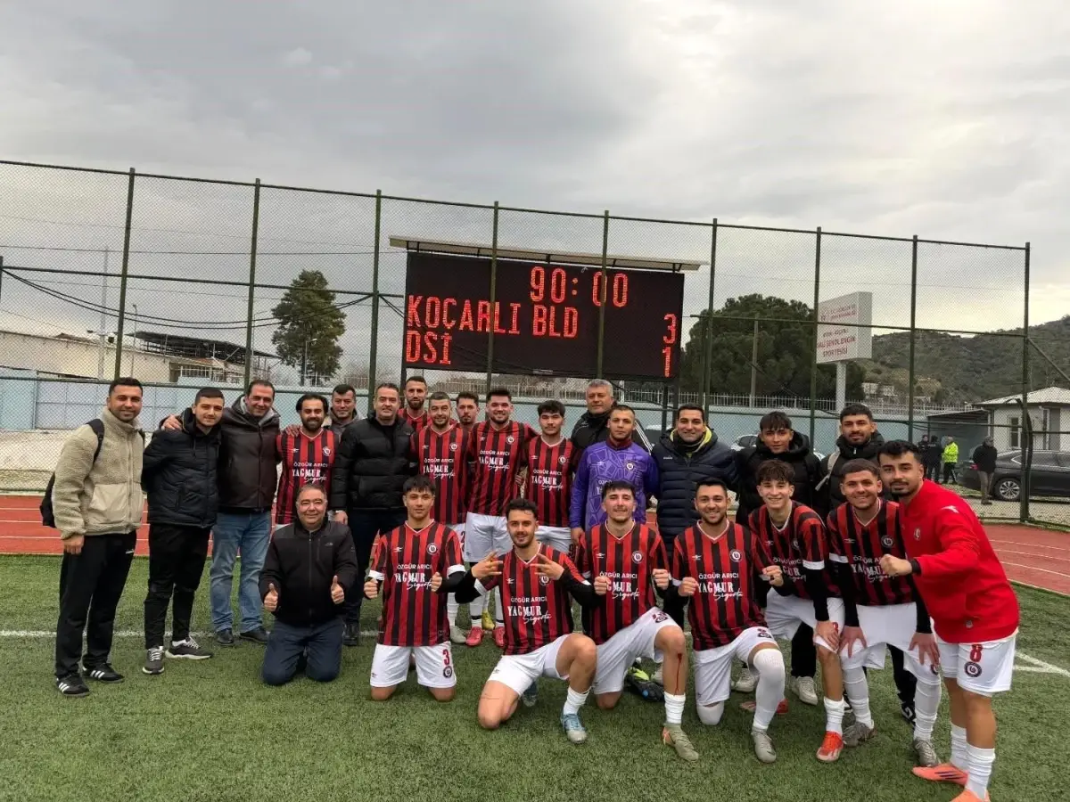 Koçarlı Belediyespor maçından bir kare