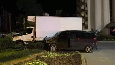 Alanya’da Kamyonet Çarpışması: 1 Yaralı