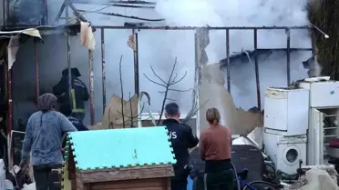 Antalya Muratpaşa’da Kontener Ev Yangını: İki Kedi Hayatını Kaybetti