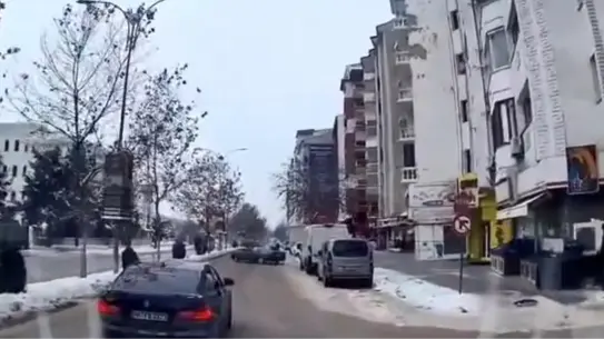 Elazığ’da Tofaş’lı Sürücü Drift Yaparak Trafiği Tehlikeye Attı