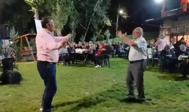 Buluşmada ikram edilen yöresel yemekler