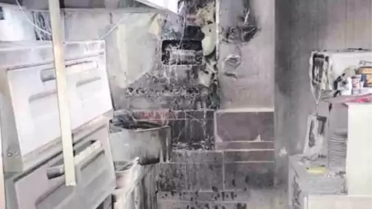 Bitlis Güroymak’ta Restoran Yangını Maddi Hasara Yol Açtı