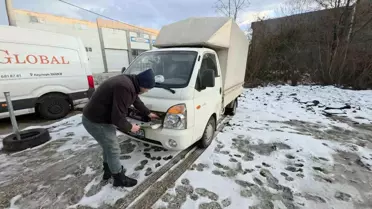 Düzce’de -10°C Soğuğu Sanayi Çalışmalarını Zorladı