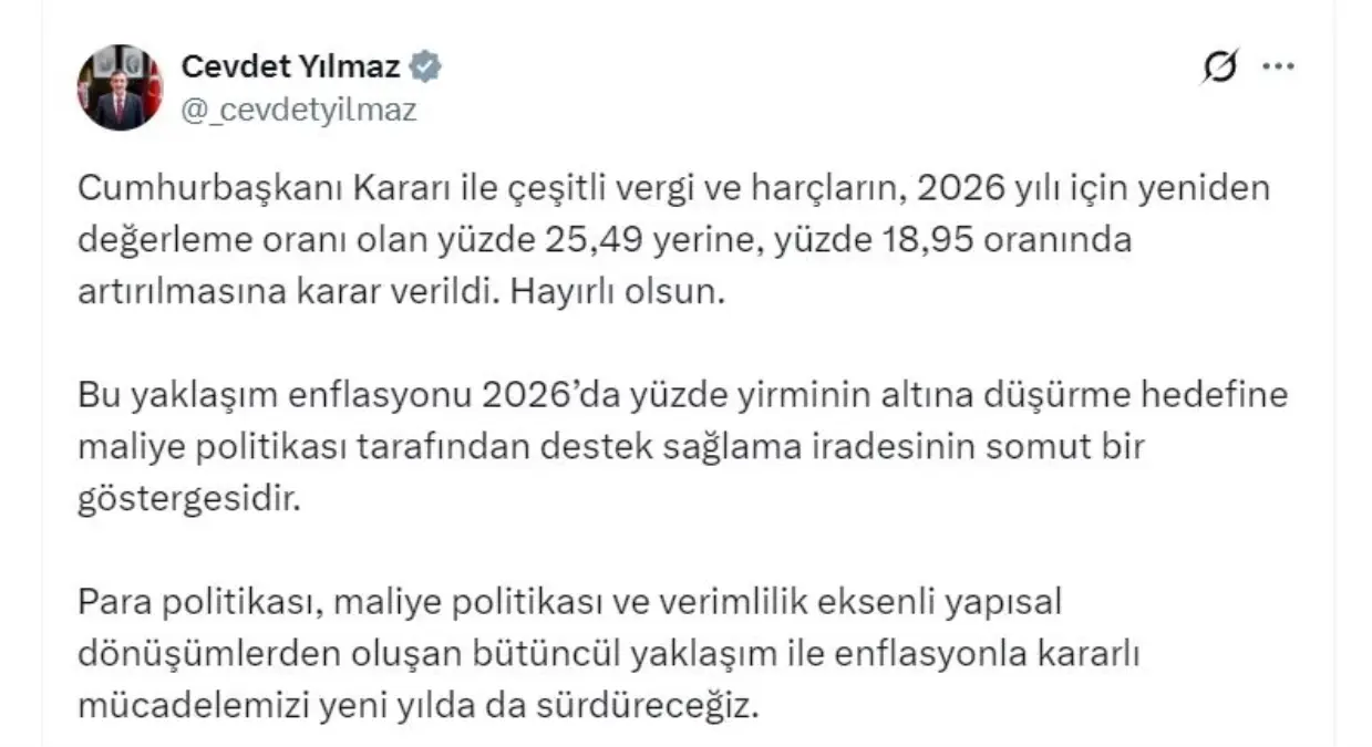 Enflasyonla Mücadelede Yapısal Dönüşüm Vurgusu