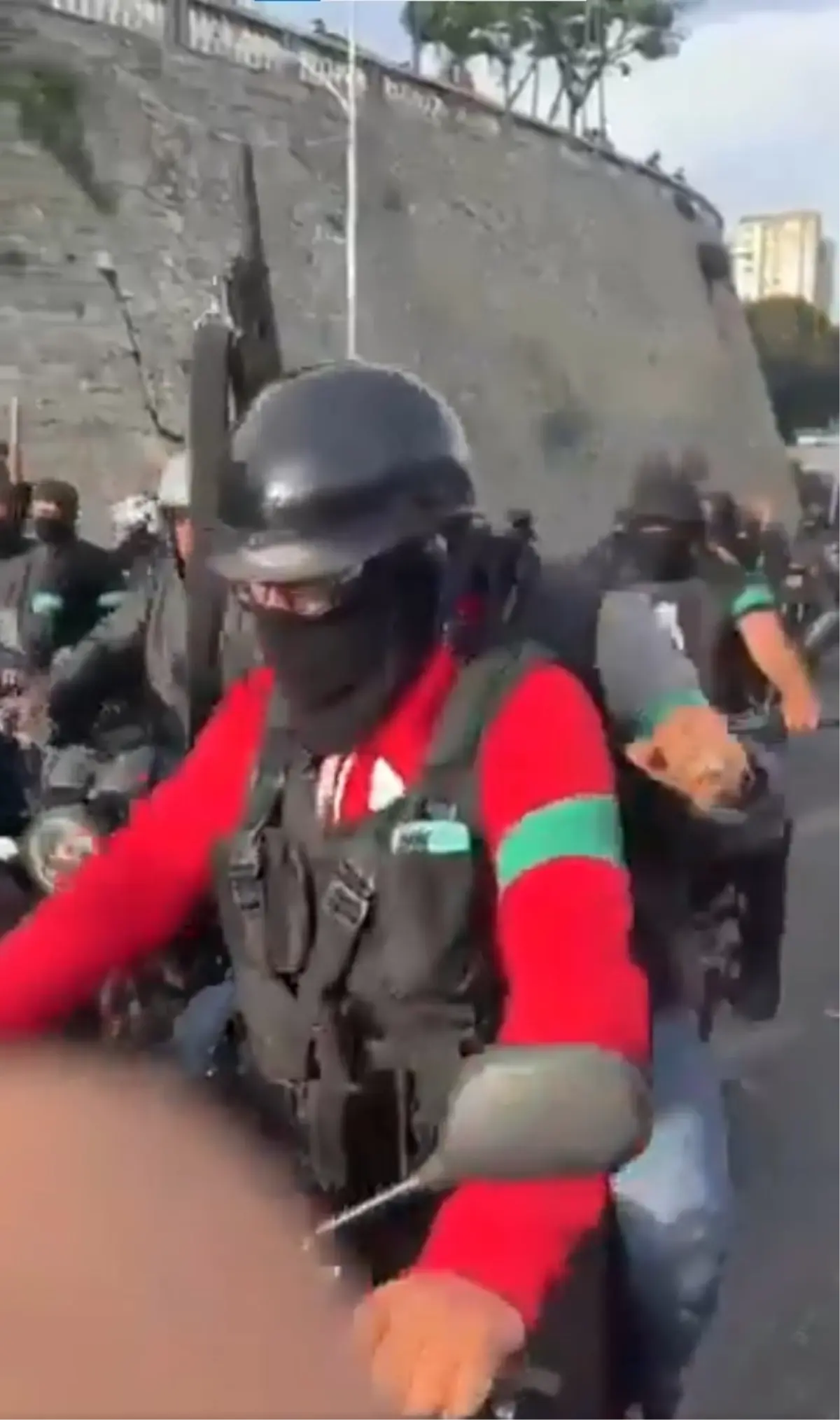 Venezuela sokaklarında protesto görüntüsü