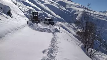 Bahçesaray‑Hizan Bağlantı Yolu Kar ve Çığ Sonrası Yeniden Trafiğe Açıldı