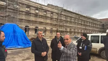 Mahmudiye Kışlası restorasyon çalışması