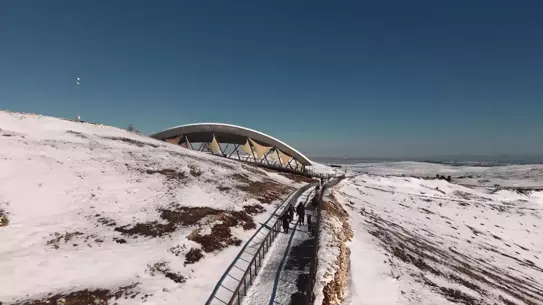 Göbeklitepe Karla Bembeyazlandı: Drone Kamerasıyla Büyüleyici Görüntüler