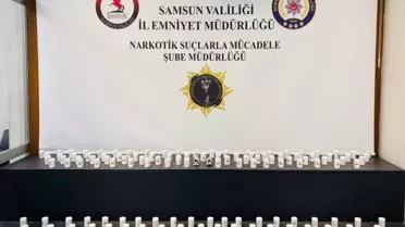 Samsun’da Büyük Uyuşturucu Operasyonu: 4 Şüpheli Yakalandı, 6.909 Hap Ele Geçirildi