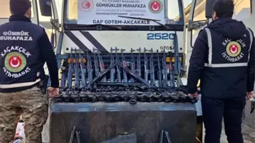 Akçakale Sınırında Kamyonla Gelen 51 Silah ve 41 Şarjör Ele Geçirildi