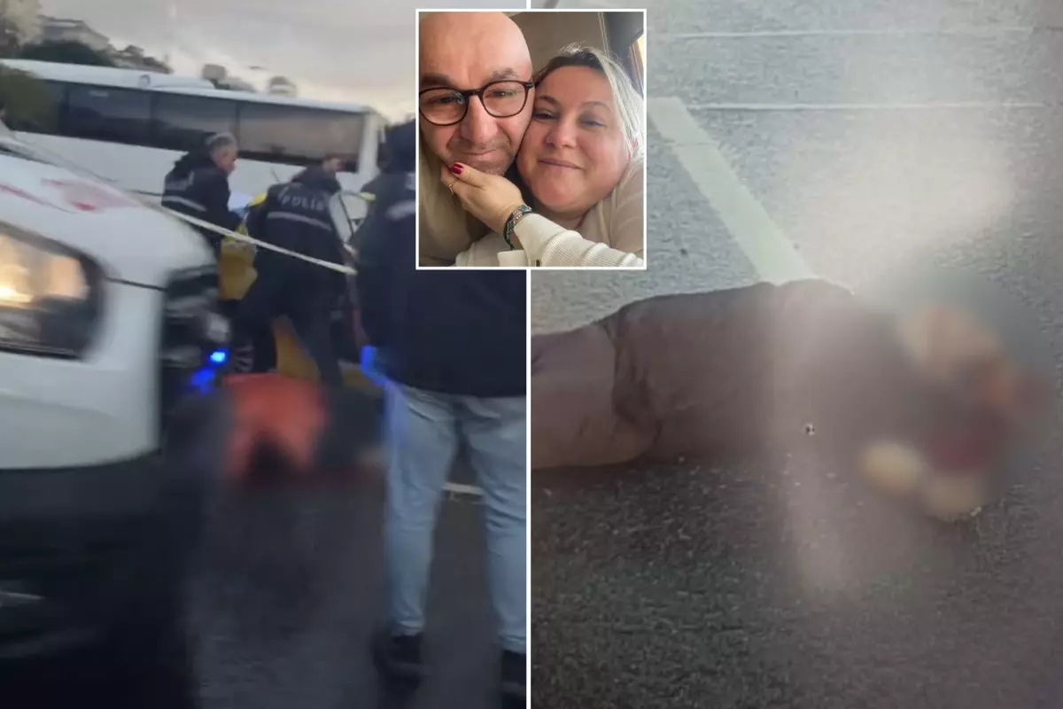 Nuran Şimşek'in olay yeri taksi içinde çekilmiş fotoğrafı