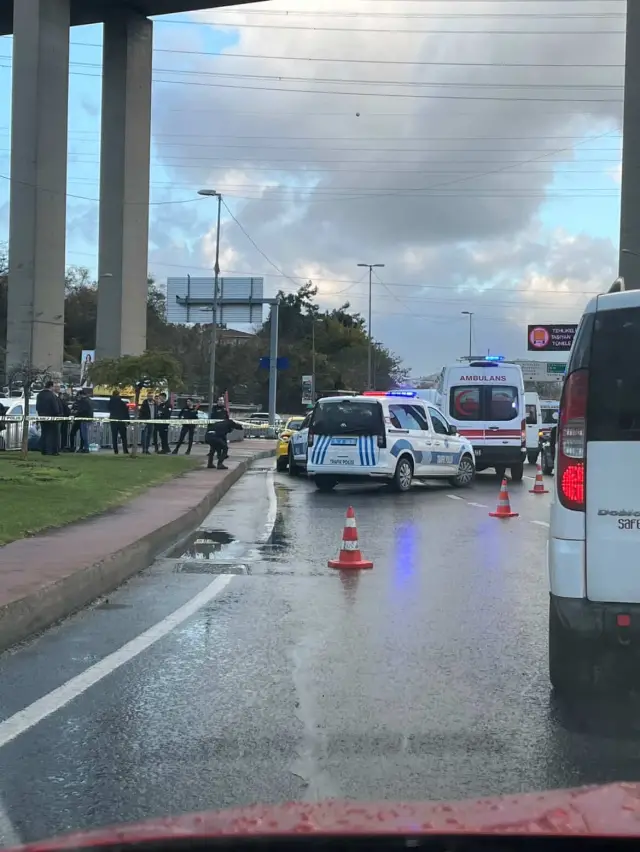 Olay yerinde bulunan taksi içi görüntüsü