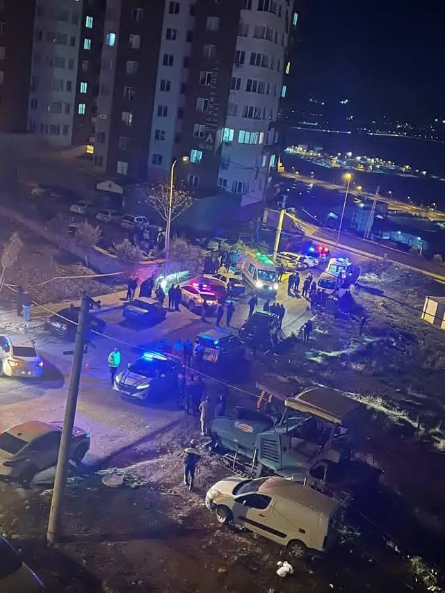 Polis ekipleri olay yerinde