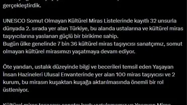 Bakan Ersoy, Ebru Sanatçısı Duygu Orak ile Kültürel Mirası Görüştü