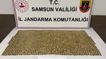 Samsun Çarşamba’da Osmanlı Dönemine Ait 1.404 Nadir Para Ele Geçirildi