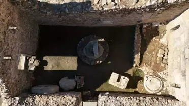 Syedra Antik Kenti'nde Zeytinyağı Üretim Atölyeleri Gün Yüzüne Çıktı