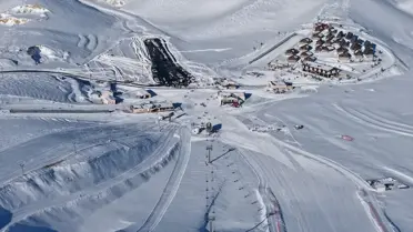 Yedikuyular Kayak Merkezi'nde Kar Kalınlığı Arttı, Sezon Resmen Açıldı