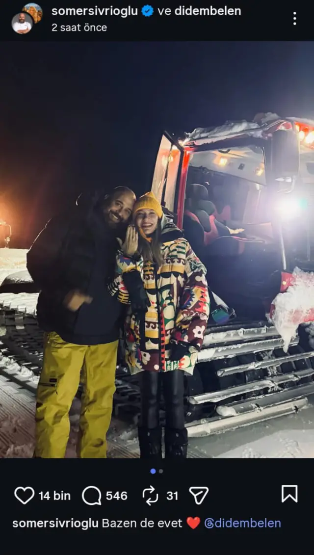 Somer Sivrioglu'nun duygusal anı