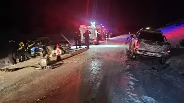 Bozüyük'te Otomobil ve Pikap Çarpışması: 3 Yaralı Hastaneye Kaldırıldı