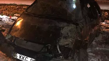 Samsun Bafra’da Devrilen Otomobilde 3 Kişi Yaralandı