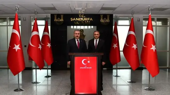 Destici, Şanlıurfa'da Valiliği ve Belediye Başkanını Karşıladı