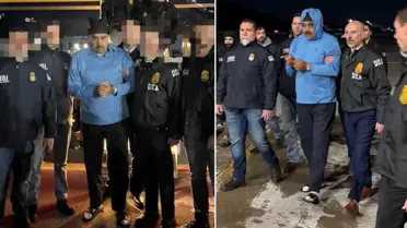 Maduro ve Eşi New York'ta Güvenlik Önlemleri Altında Karşılandı