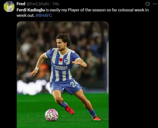 Kadıoğlu pas dağıtımı