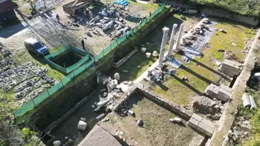 Bartın’da Amastris Antik Kenti Ziyaretçilere Açıldı: Roma Dönemi Stoa’yı Keşfedin