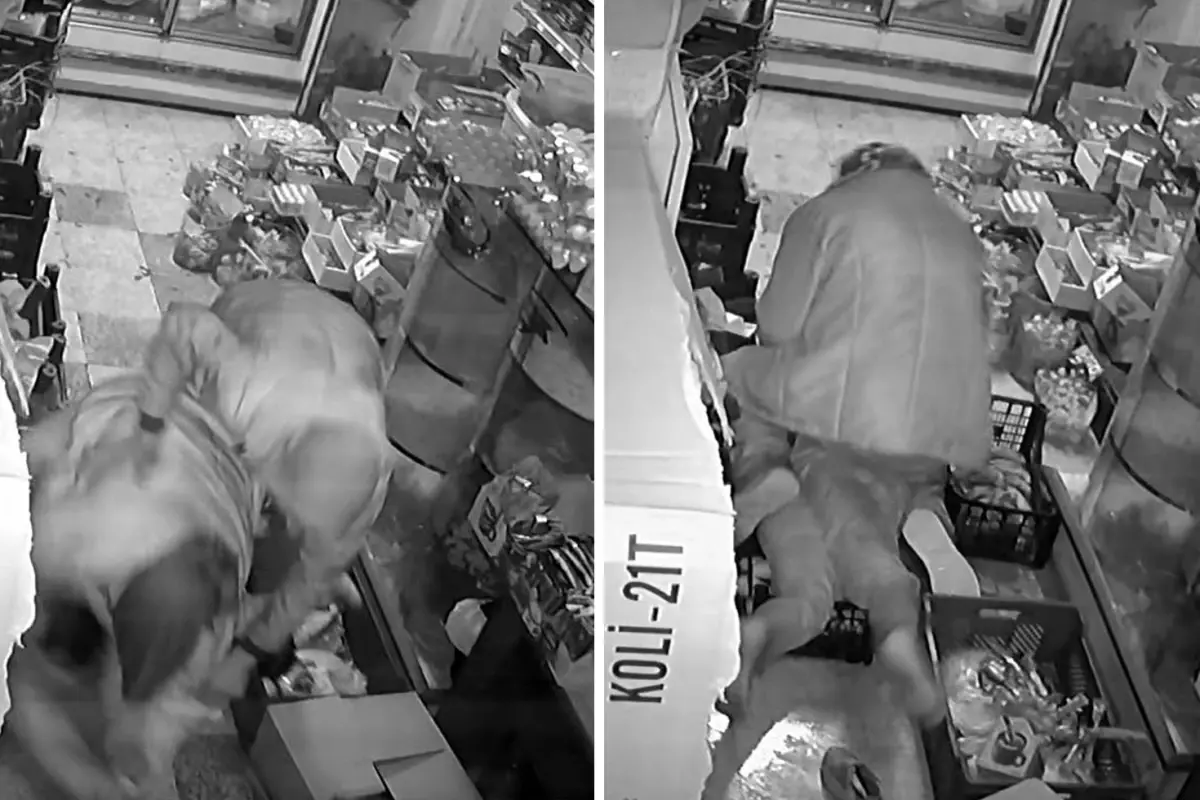 Market ortamında olayın gerçekleştiği an