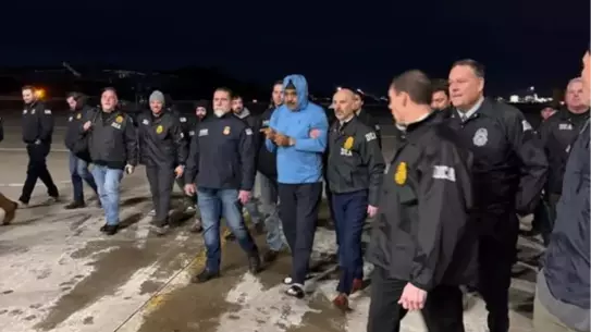 Maduro'nun mahkeme salonunda duruşması