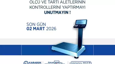 Karabük Belediyesi'nden Ölçü‑Tartı Aletleri Muayene Süreci Başladı