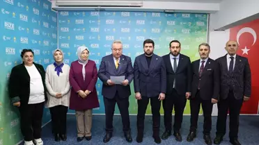 Rize'de AK Parti üye töreni