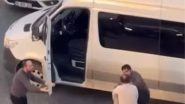 Kavga anını gösteren cep telefonu kaydı