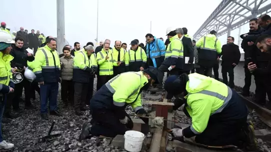 KONYARAY Banliyö Hattı’nda Ray Birleştirme Çalışması Başladı