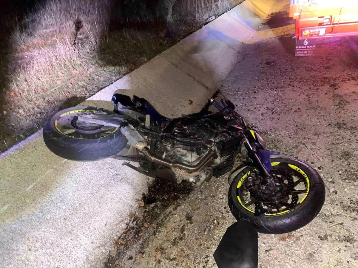 Bilecik'te Motosiklet Kazası: Sürücü Kontrolü Kaybetti, 1 Yaralı