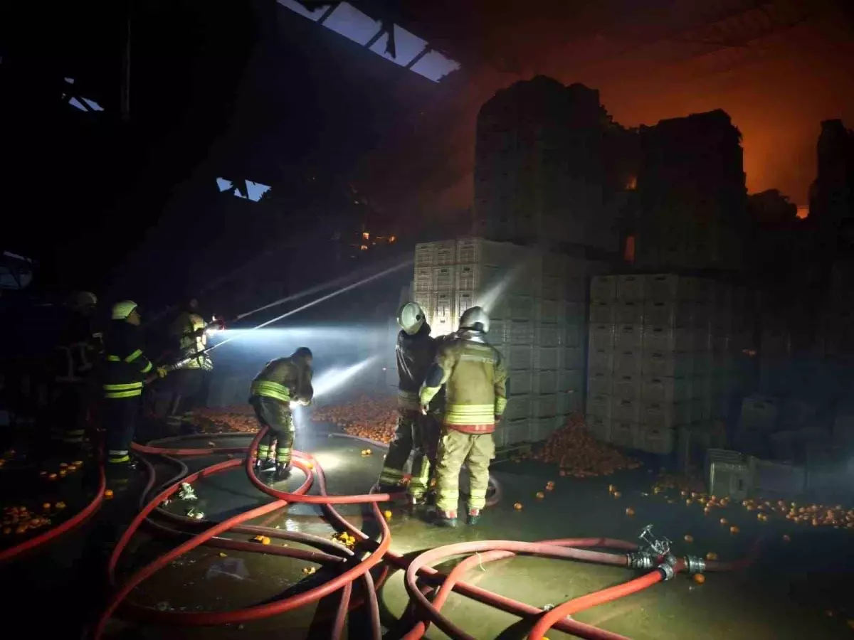 Erzin'deki Narenciye Fabrikasında Yangın: 19 Yaşındaki İşçi Duman Zehirlenmesi Nedeniyle Hayatını Kaybetti