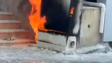 Söndürülen elektrik panosu