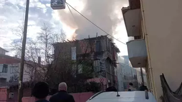 Yangın anında ev sahibinin çabası