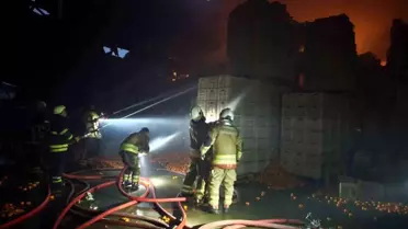 Yangın sonrası duman bulutu