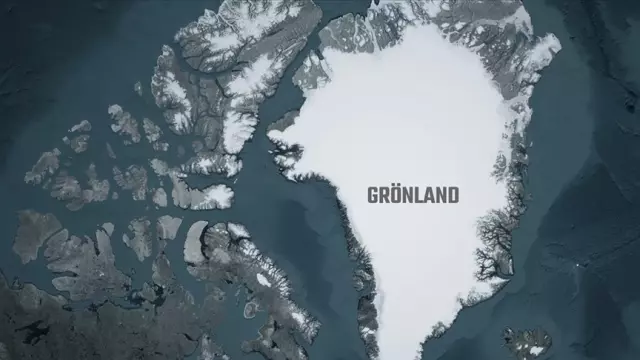 Grönland haritası ve ABD