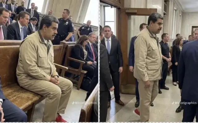 Maduro ve Flores’ün mahkeme önündeki duruşması