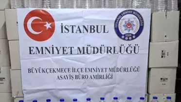 Ele geçirilen etil alkol tankı